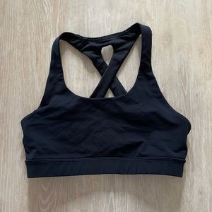 LuluLemon black sports bra